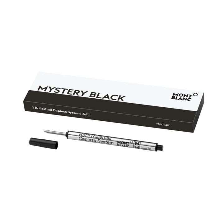 1 Nachfüllung für Rollerball ohne Kappe (M) Mystery Black 