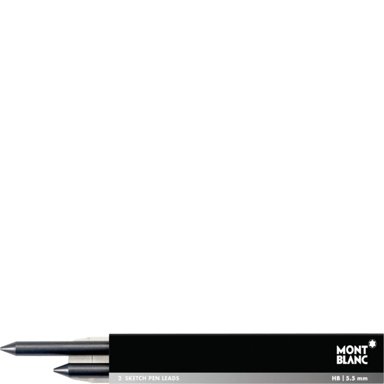 2 Minen HB für Leonardo Skizzenstift - 5,5 mm - Boutique-Officielle-Montblanc-Cannes