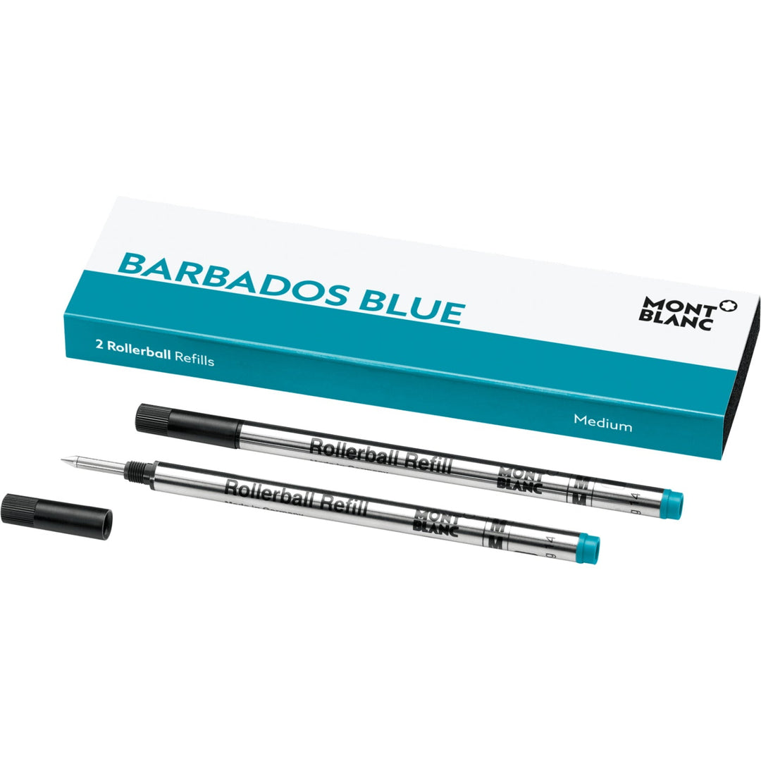 2 Nachfüllungen für Rollerball (M) Barbados Blue - Boutique-Officielle-Montblanc-Cannes