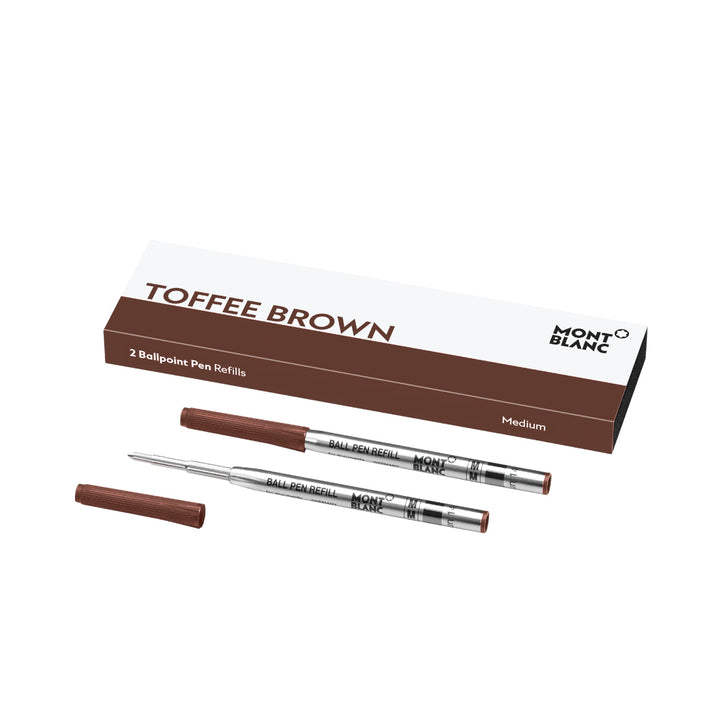 2 Ersatzminen für Kugelschreiber (M), Toffee Brown 