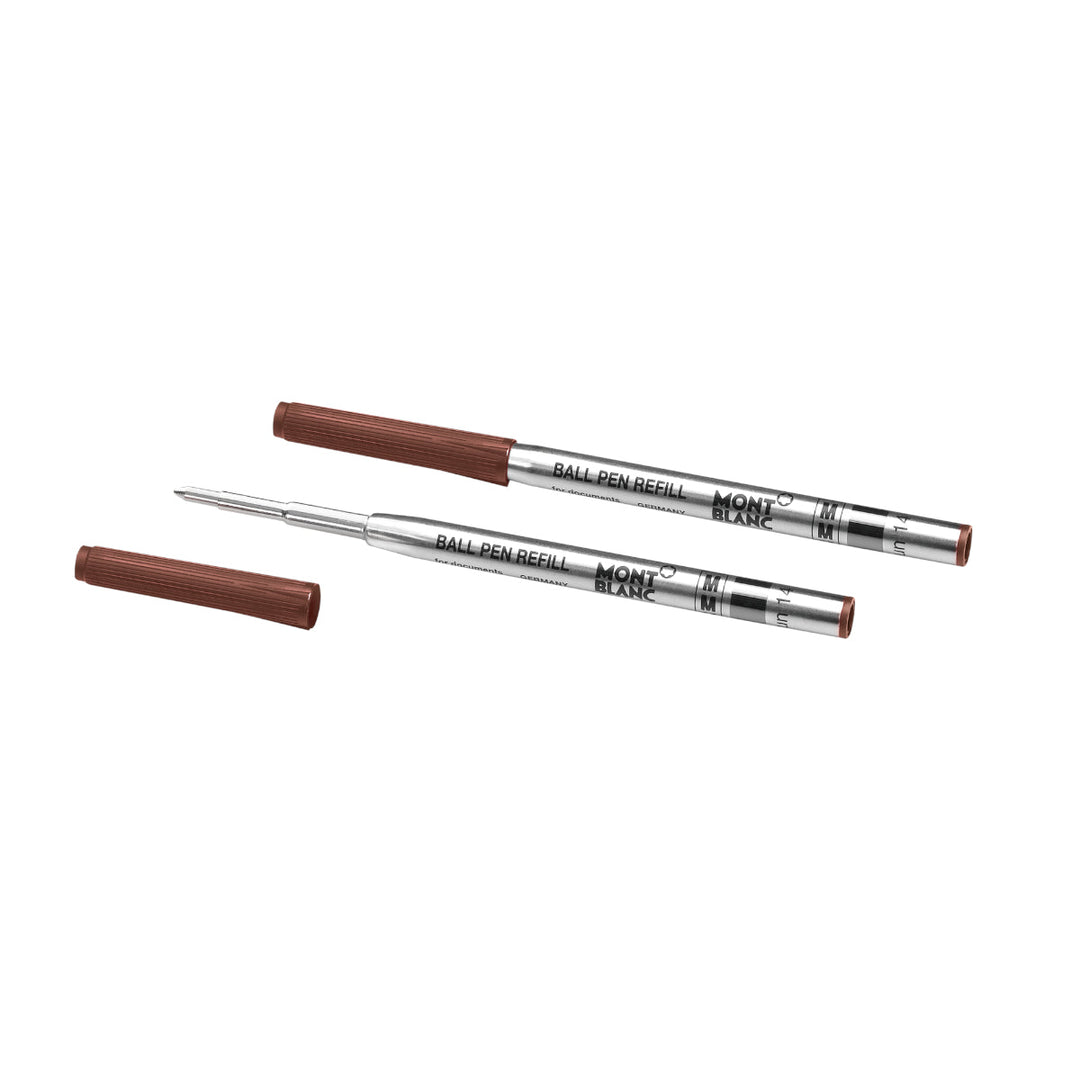 2 Ersatzminen für Kugelschreiber (M), Toffee Brown 