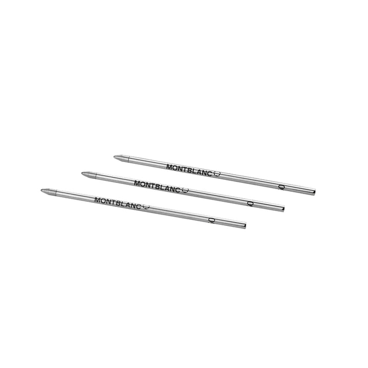 3 Nachfüllminen für Kugelschreiber, kleines Modell, Mystery Black 