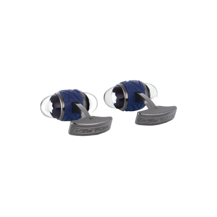 Запонки Montblanc StarWalker из стали и лака 