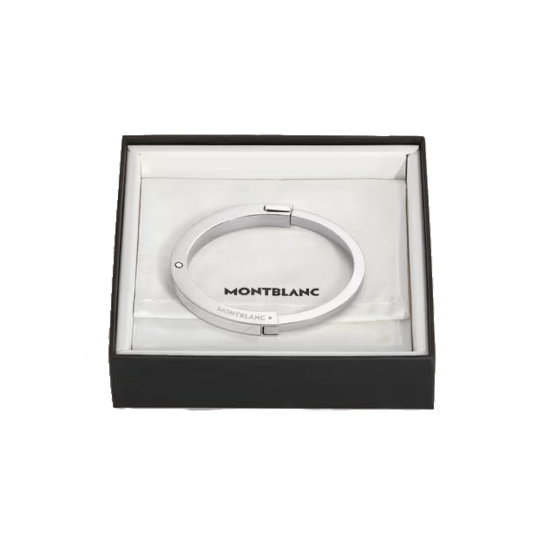 Montblanc Armreif aus Stahl mit Extreme-Motiv 