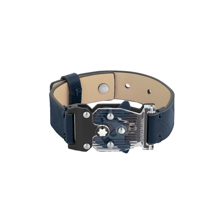 Синий браслет с застежкой M lock из коллекции Montblanc Extreme 3.0 