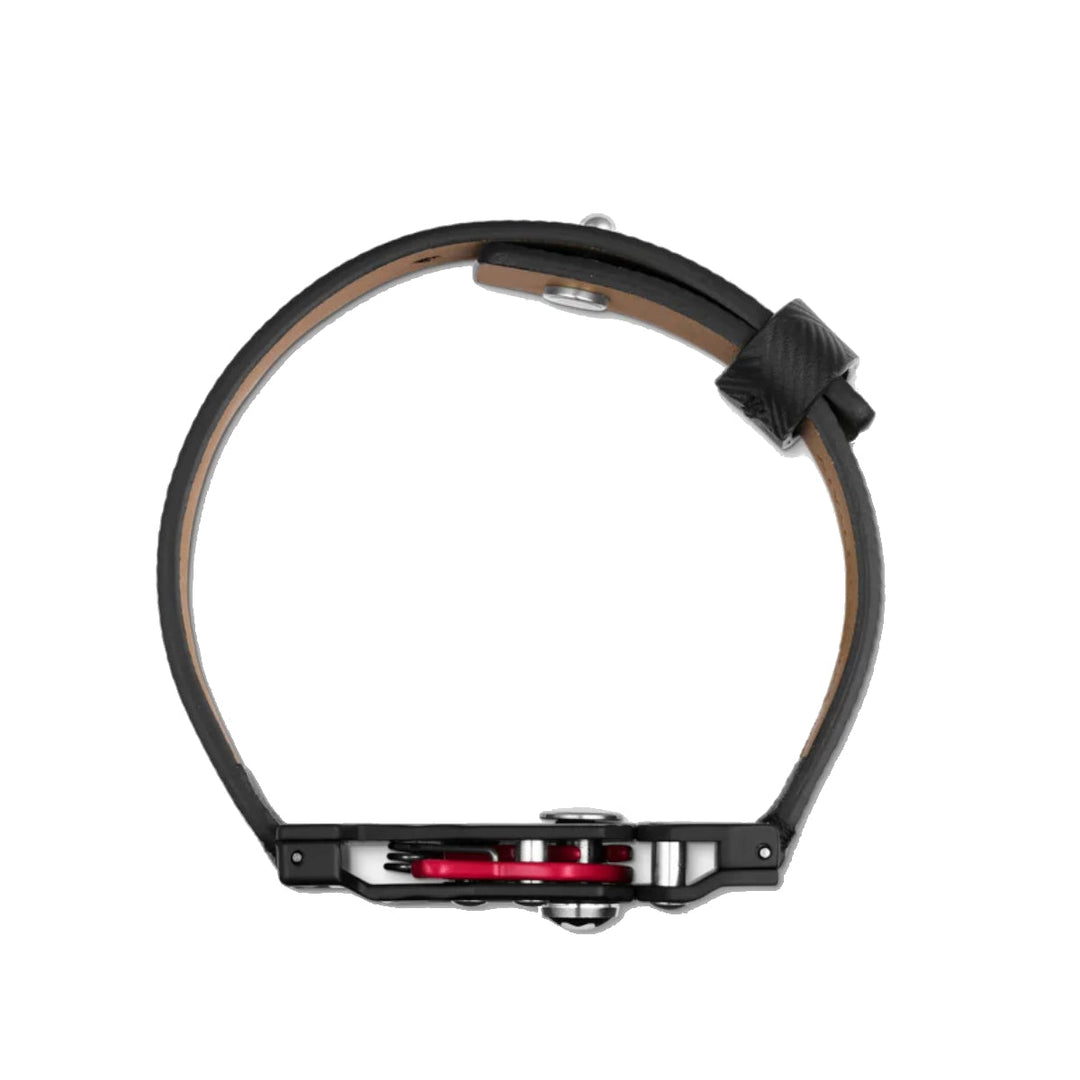 Schwarzes Armband mit Stahlschließe aus der Kollektion Montblanc Extreme 3.0 