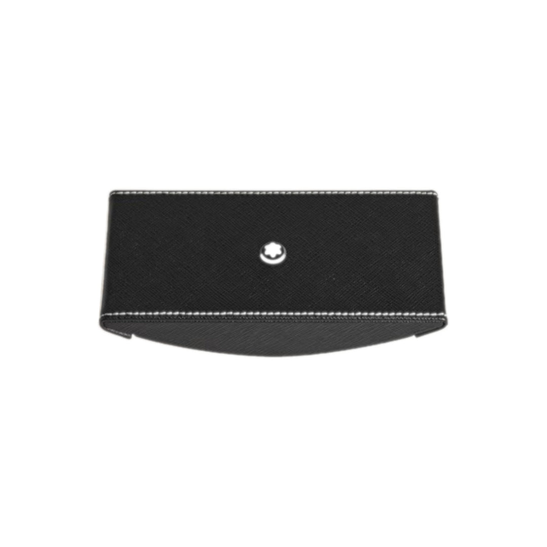 Блокнот Montblanc из чёрной кожи 