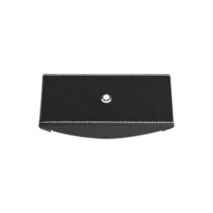 Блокнот Montblanc из чёрной кожи 