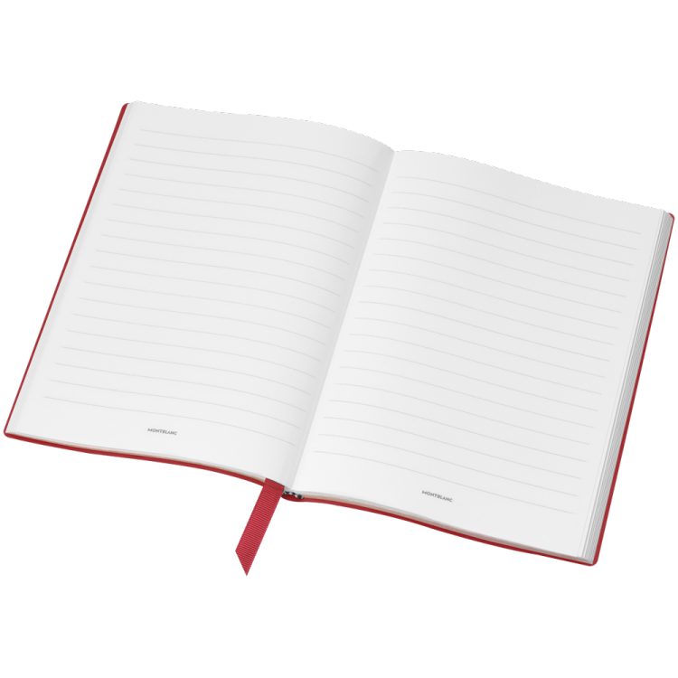 Notizbuch Nr. 146 Montblanc Fine Stationery, Rot, Mit Linien - Boutique-Officielle-Montblanc-Cannes