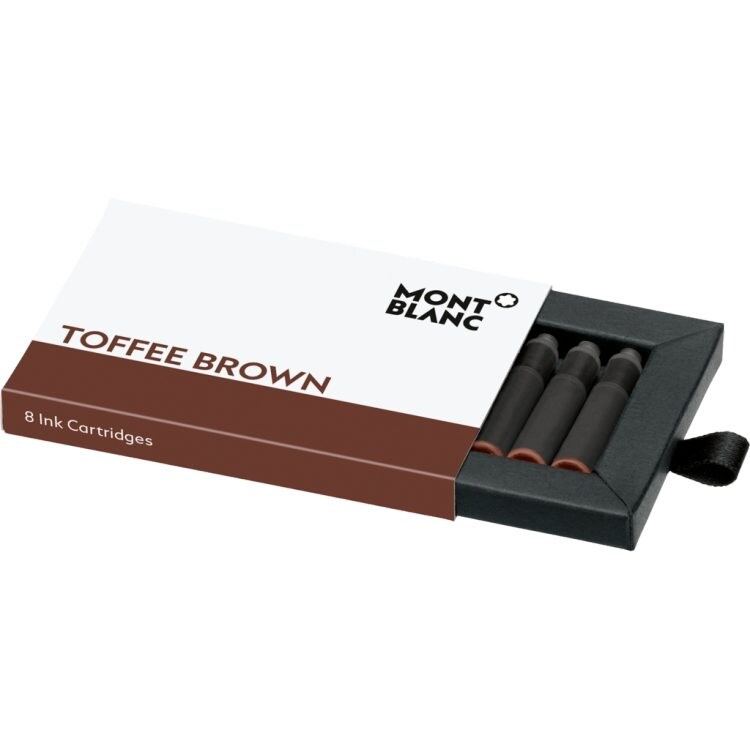 Чернильные картриджи Toffee Brown, продаются по 8 штук - Boutique-Officielle-Montblanc-Cannes