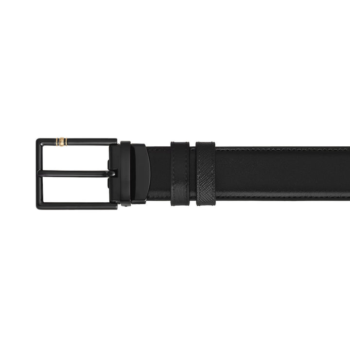 Ceinture Réversible 30 mm à boucle Rectangulaire Montblanc Meisterstück Noir