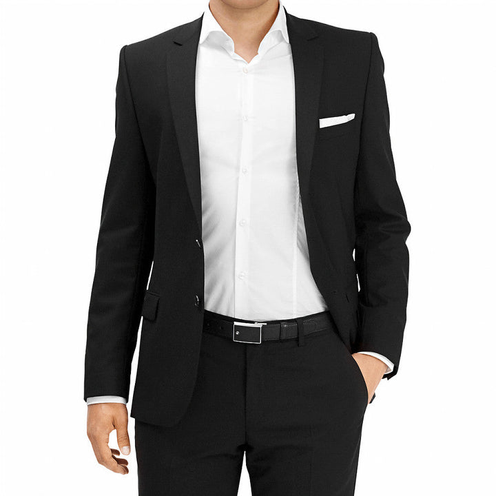 Schwarzer Business-Gürtel zum Zuschneiden auf die gewünschte Größe - Boutique-Officielle-Montblanc-Cannes