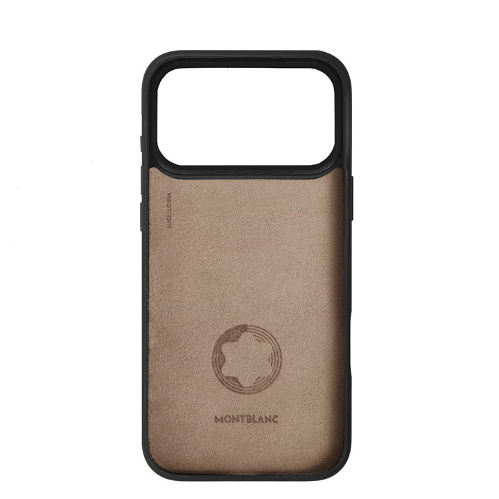 Étui Rigide pour Iphone 18 Pro Max Montblanc Sartorial Noir