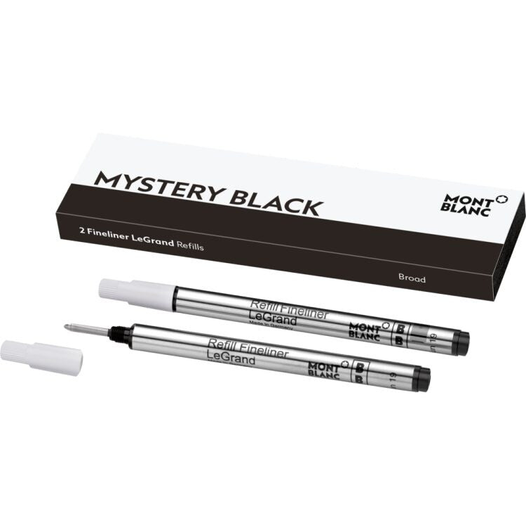 2 Nachfüllungen B für Feinstift LeGrand, Mystery Black - Boutique-Officielle-Montblanc-Cannes