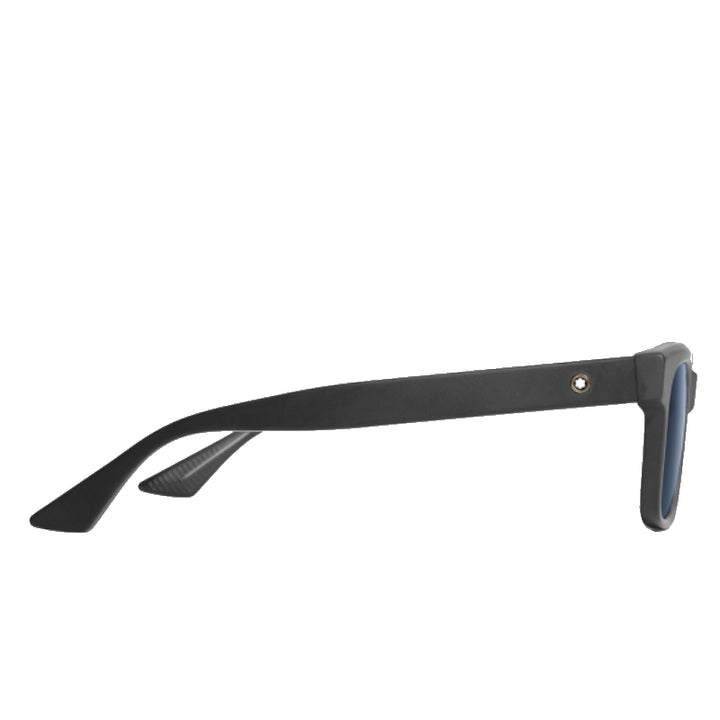 Quadratische Sonnenbrille mit Acetat-Rahmen Montblanc Extreme 3.0 in Schwarz 