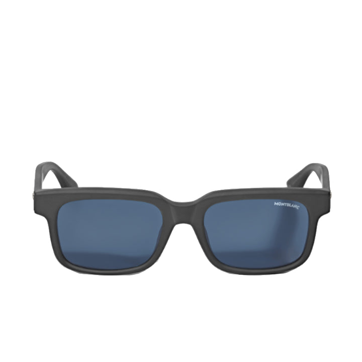 Quadratische Sonnenbrille mit Acetat-Rahmen Montblanc Extreme 3.0 in Schwarz 