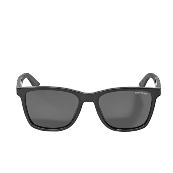 Rechteckige Sonnenbrille mit schwarzem Spritzgussrahmen 