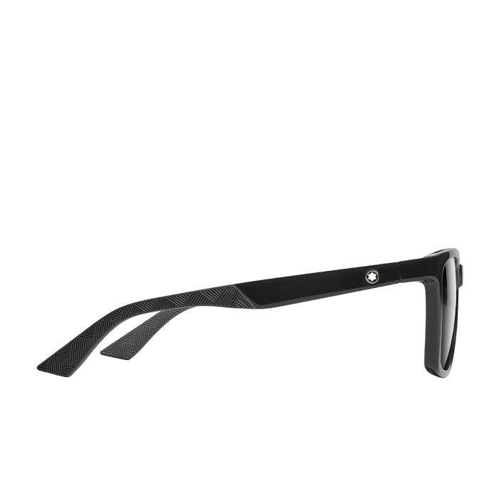 Rechteckige Sonnenbrille mit schwarzem Spritzgussrahmen 