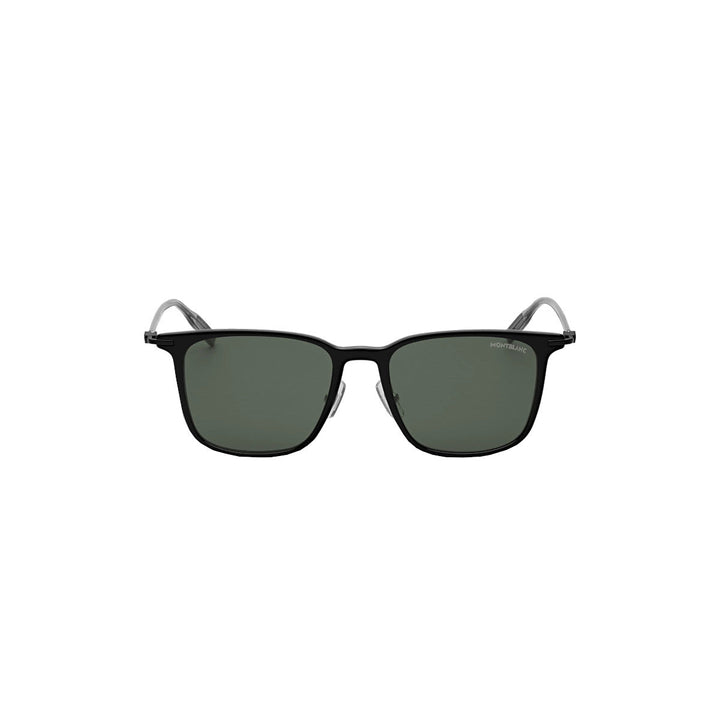 Rechteckige Sonnenbrille mit schwarzem Spritzgussrahmen 