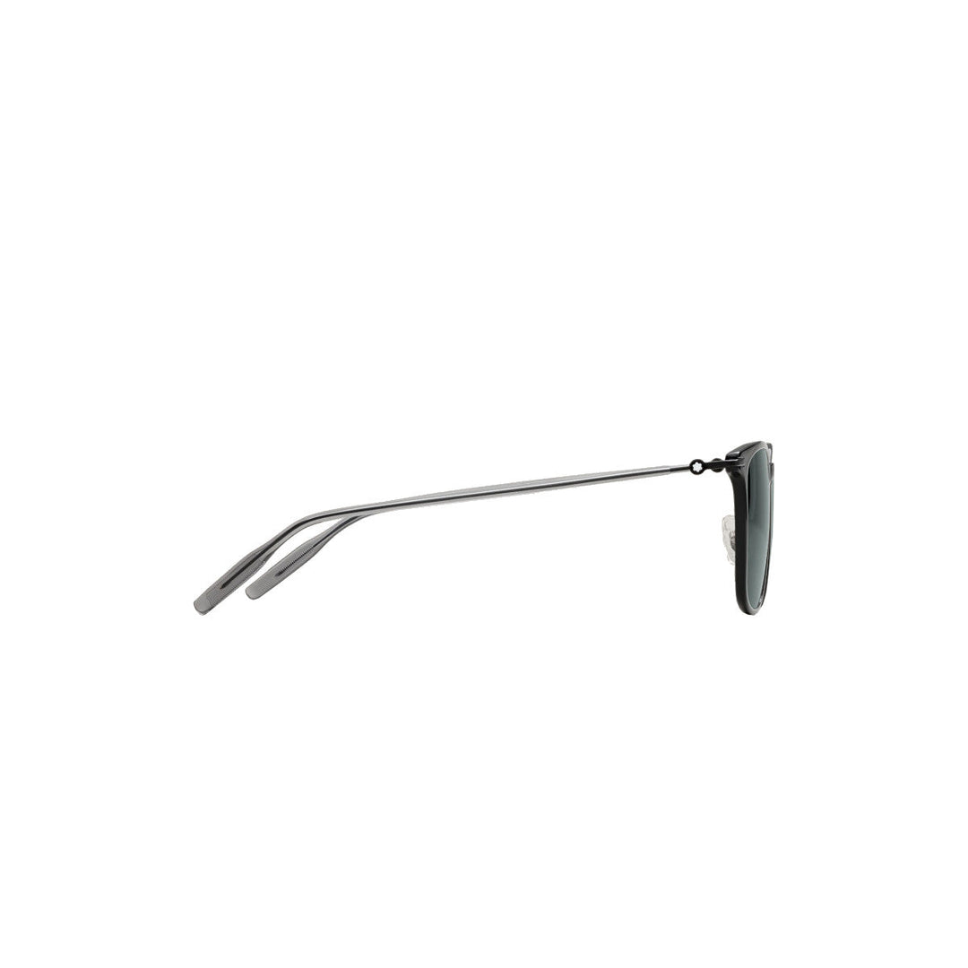 Rechteckige Sonnenbrille mit schwarzem Spritzgussrahmen 