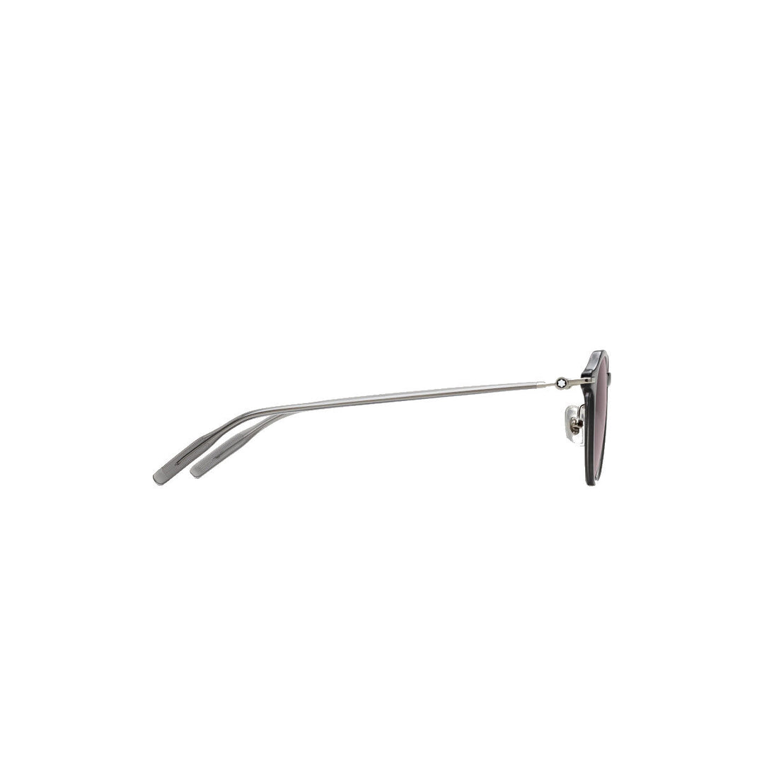 Runde Sonnenbrille mit grauem Spritzgussrahmen 