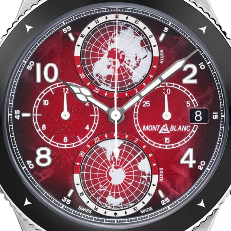 Montblanc 1858 Geosphere Chronograph 0 Oxygen Limited Edition - 290 Stück 