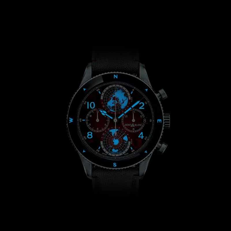 Montblanc 1858 Geosphere Chronograph 0 Oxygen Limited Edition - 290 Stück 