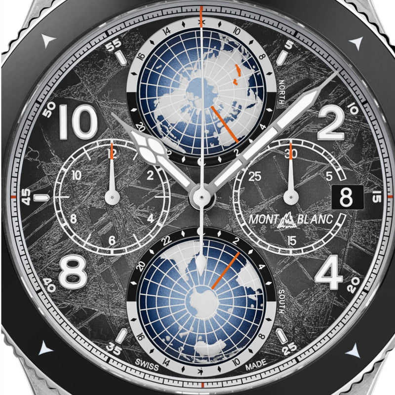 Montblanc 1858 Geosphere Chronograph 0 Oxygen The 8000 Limited Edition - 290 штук 