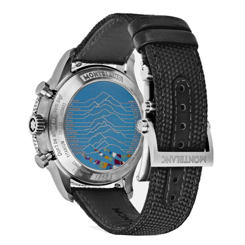 Montblanc 1858 Geosphere Chronograph 0 Oxygen The 8000 Limited Edition - 290 штук 