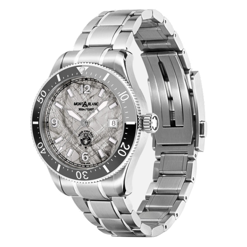 Montblanc 1858 Iced Sea автоматические часы с датой 