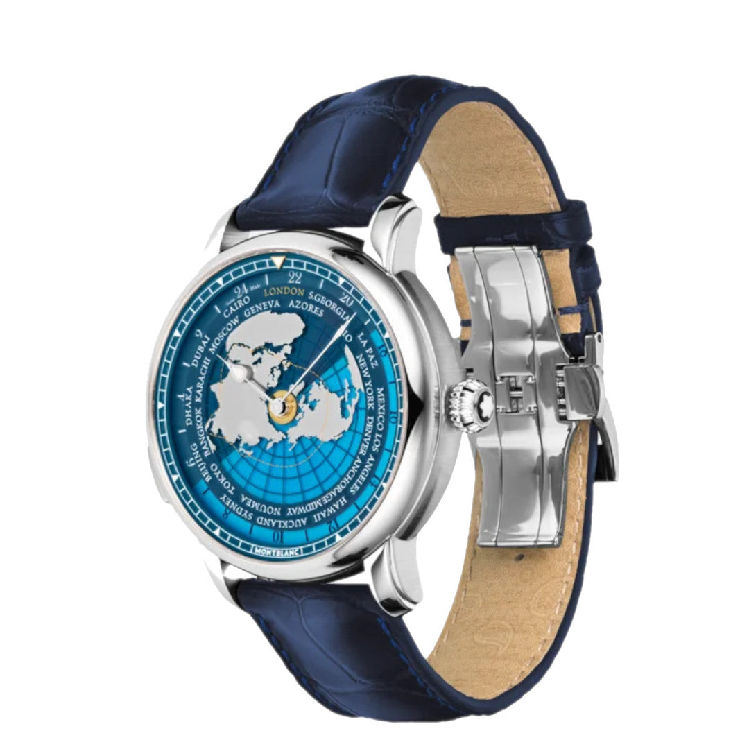 Montblanc Star Legacy Orbis Terrarum Uhr Around The World in 80 Days Limited Edition 