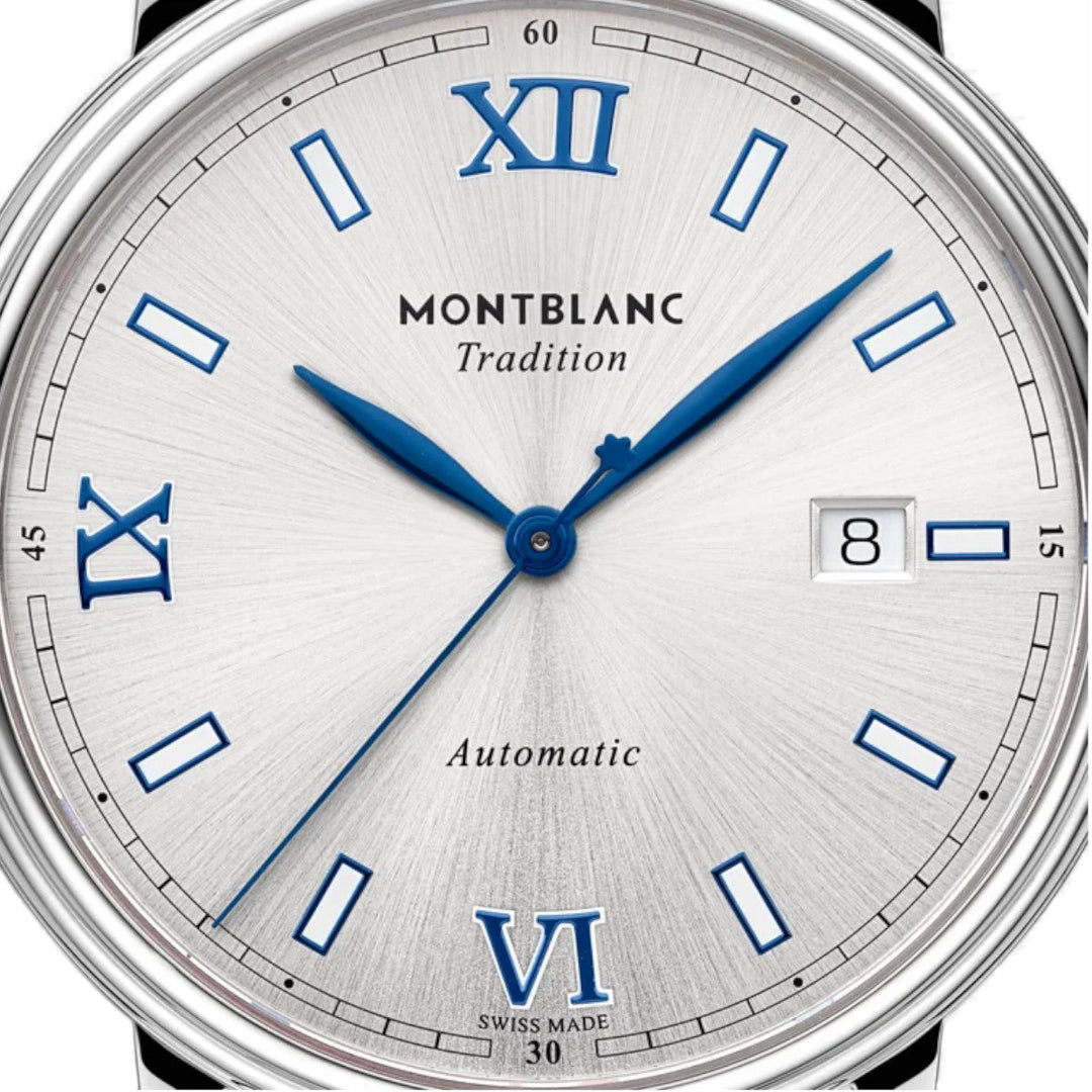 Montblanc Tradition Automatikuhr mit Datum, 40 mm 