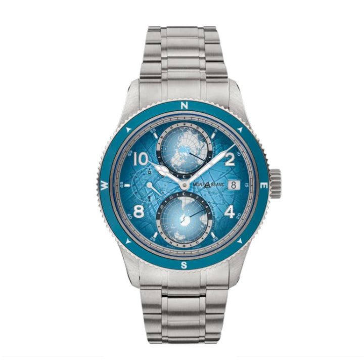 Часы Montblanc 1858 Geosphere 0 Oxygen South Pole Exploration Limited Edition — 1 990 экземпляров 