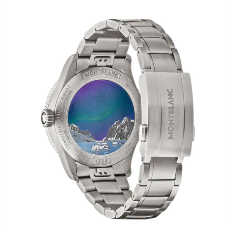 Часы Montblanc 1858 Geosphere 0 Oxygen South Pole Exploration Limited Edition — 1 990 экземпляров 