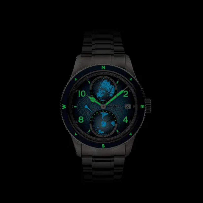 Часы Montblanc 1858 Geosphere 0 Oxygen South Pole Exploration Limited Edition — 1 990 экземпляров 