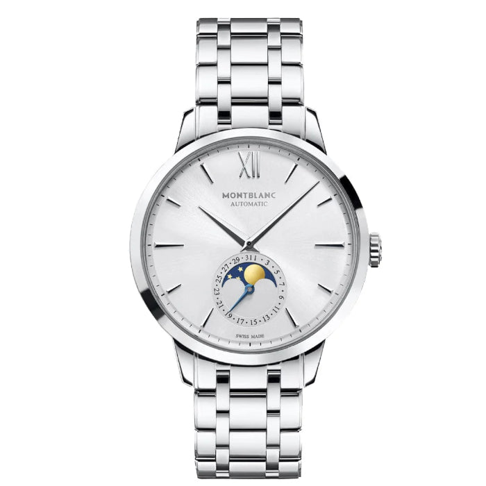 Montblanc Heritage Spirit Moonphase silberfarben 