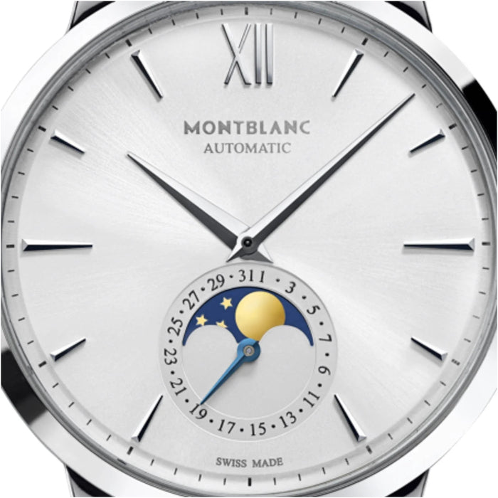 Montblanc Heritage Spirit Moonphase silberfarben 