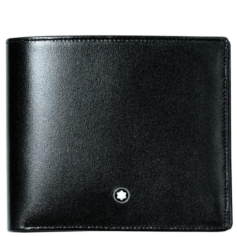 Portefeuille Homme Montblanc – Cuir Noir, Bon état, Occasion – Style Classe Et élégant