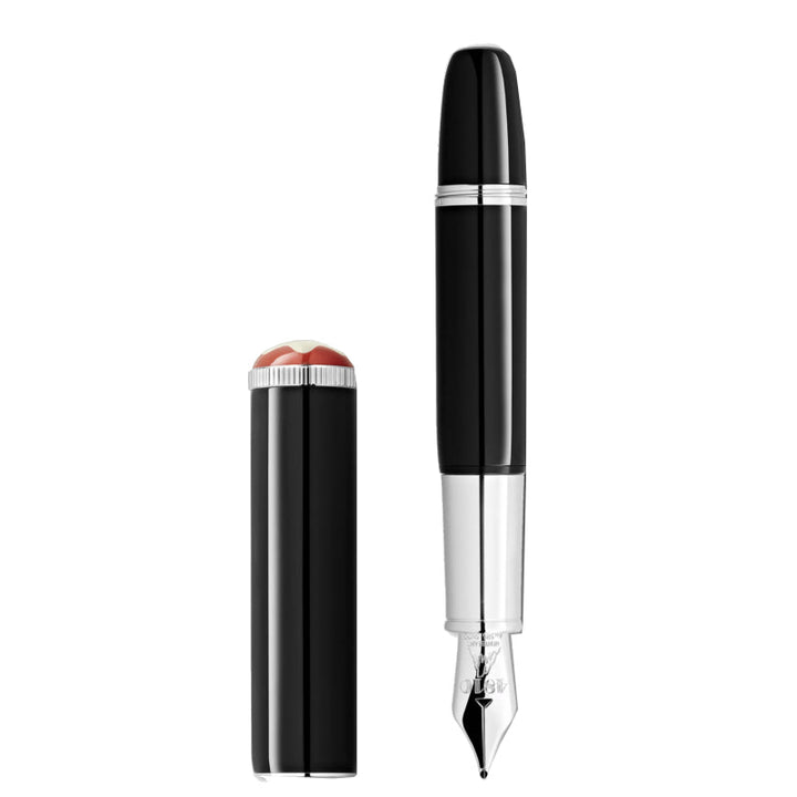 Füllfederhalter (F) schwarz Montblanc Heritage Rouge et Noir „Baby“ Sonderedition 