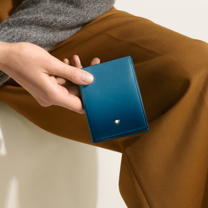Montblanc Meisterstück Kartenetui mit 4 Fächern aus Leder 