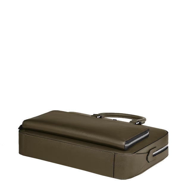 Montblanc Sartorial Aktentasche mittelgroß in Khaki 