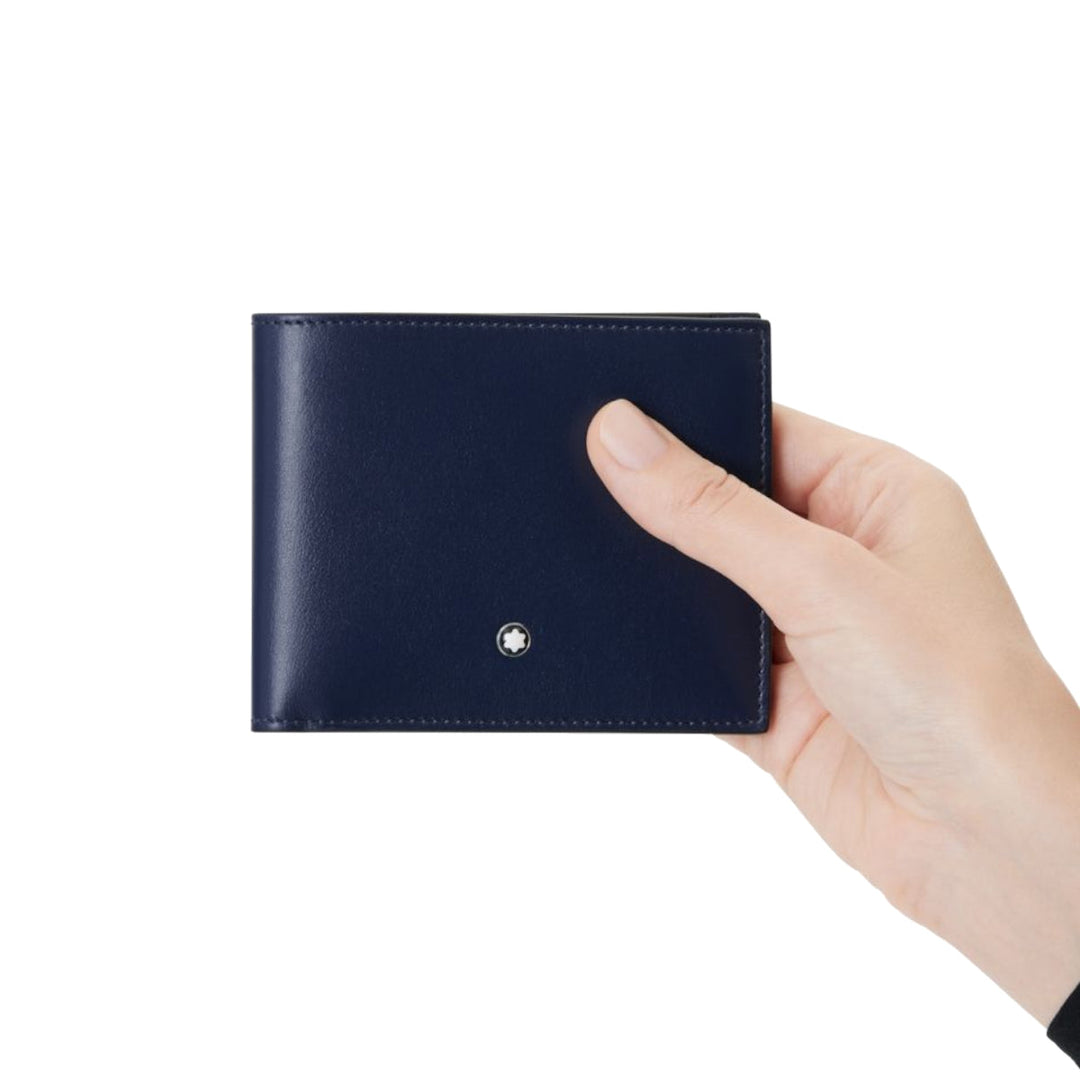 Portefeuille 6cc Meisterstück von Montblanc in Tintenblau 