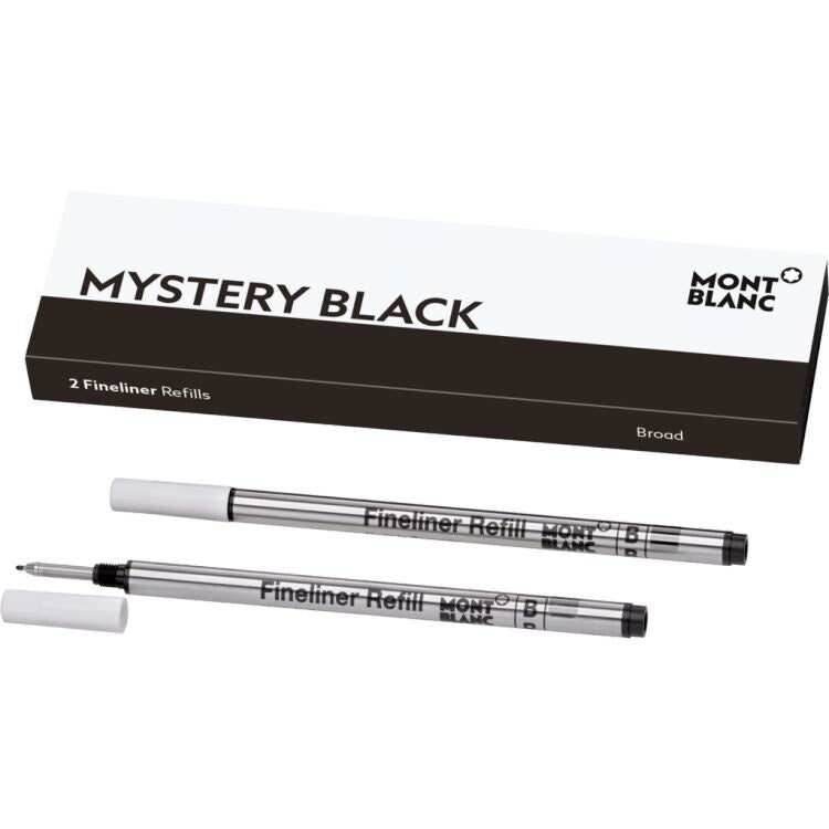 2 Nachfüllminen für Montblanc Mystery Black Fineliner - Offizielle Montblanc Boutique Cannes