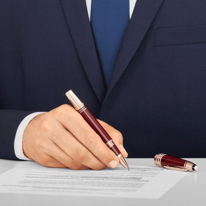 Rollerball John F. Kennedy Special Edition Burgunder - Boutique-Officielle-Montblanc-Cannes