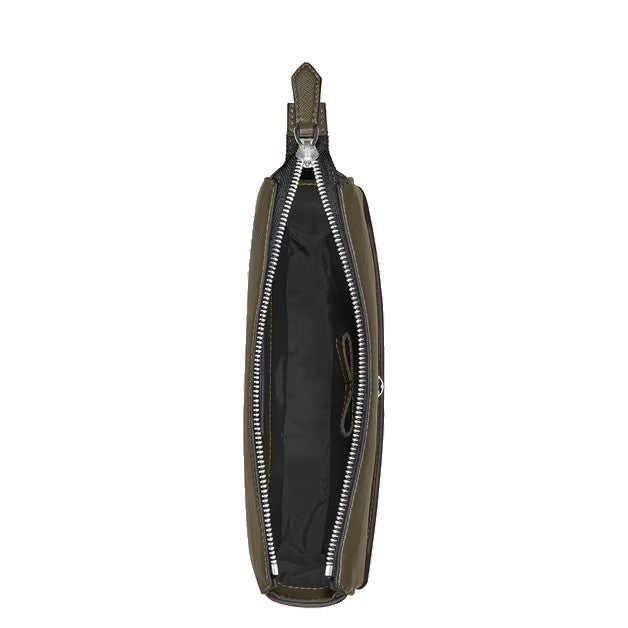 Vertikale Schultertasche aus Leder Montblanc Sartorial Khaki 