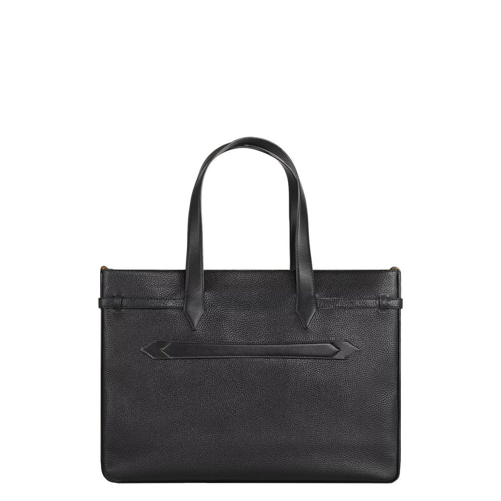 Sac cabas Montblanc horizontal Envelope Grainé Noir