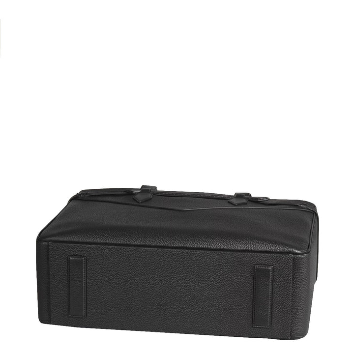Sac cabas Montblanc horizontal Envelope Grainé Noir