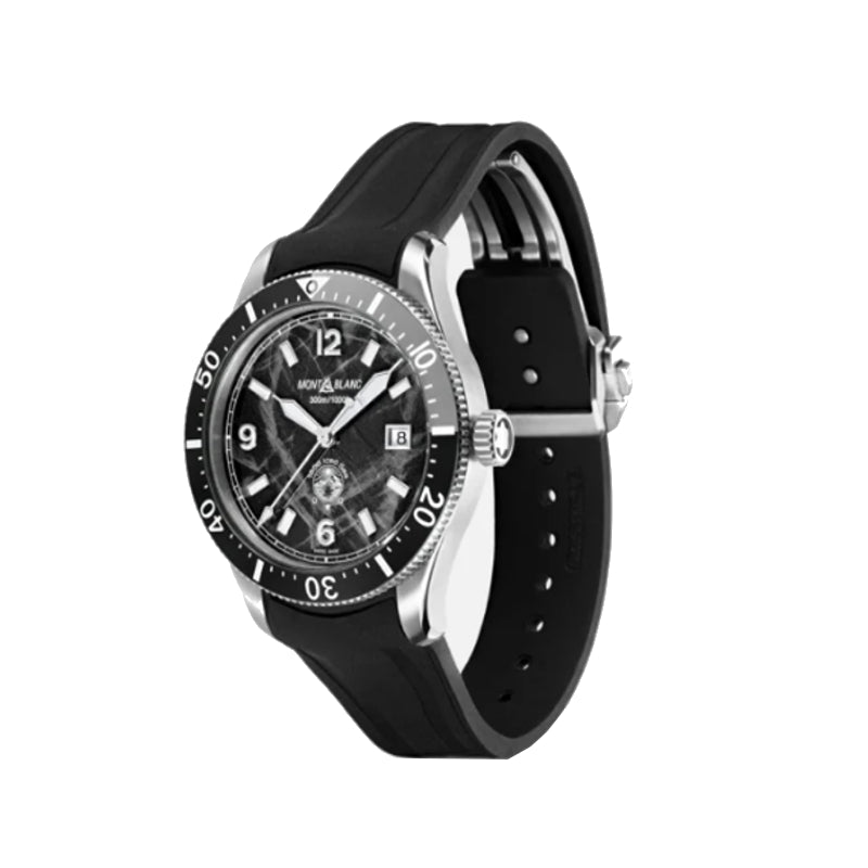 Montblanc 1858 Iced Sea Automatik-Datum 