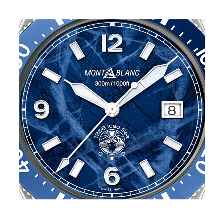 Montblanc 1858 Iced Sea Automatisches Datum 