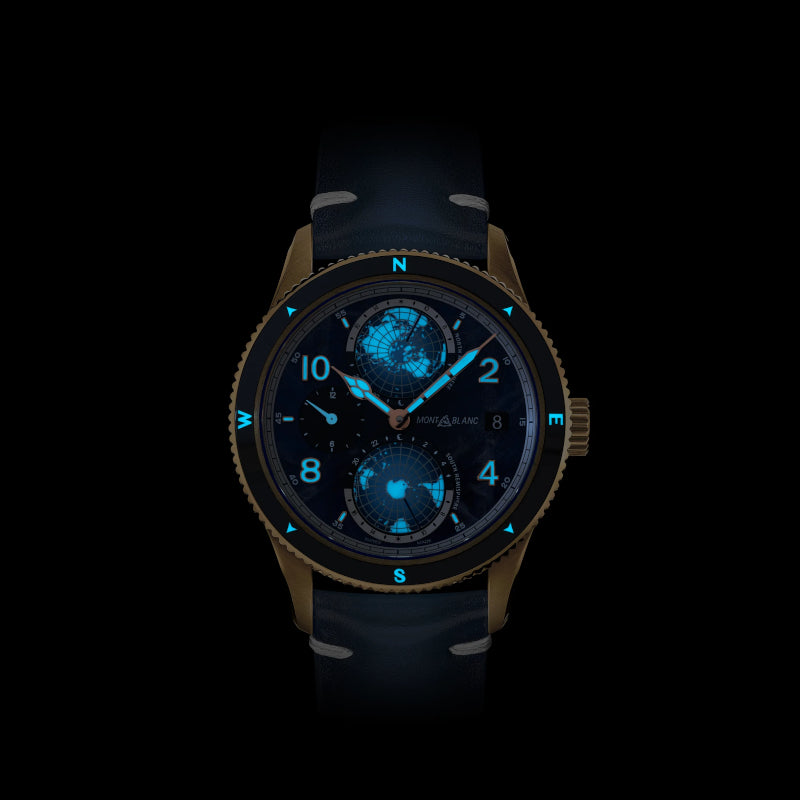 Montre Montblanc 1858 Geosphere 0 Oxygen Limited Edition - 1786 pièces